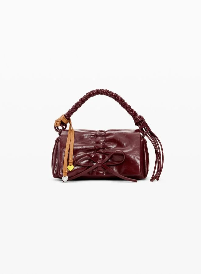 DESIGUAL Small Shiny Bow Bag